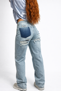 Colette Ripped Wide-Leg Jeans