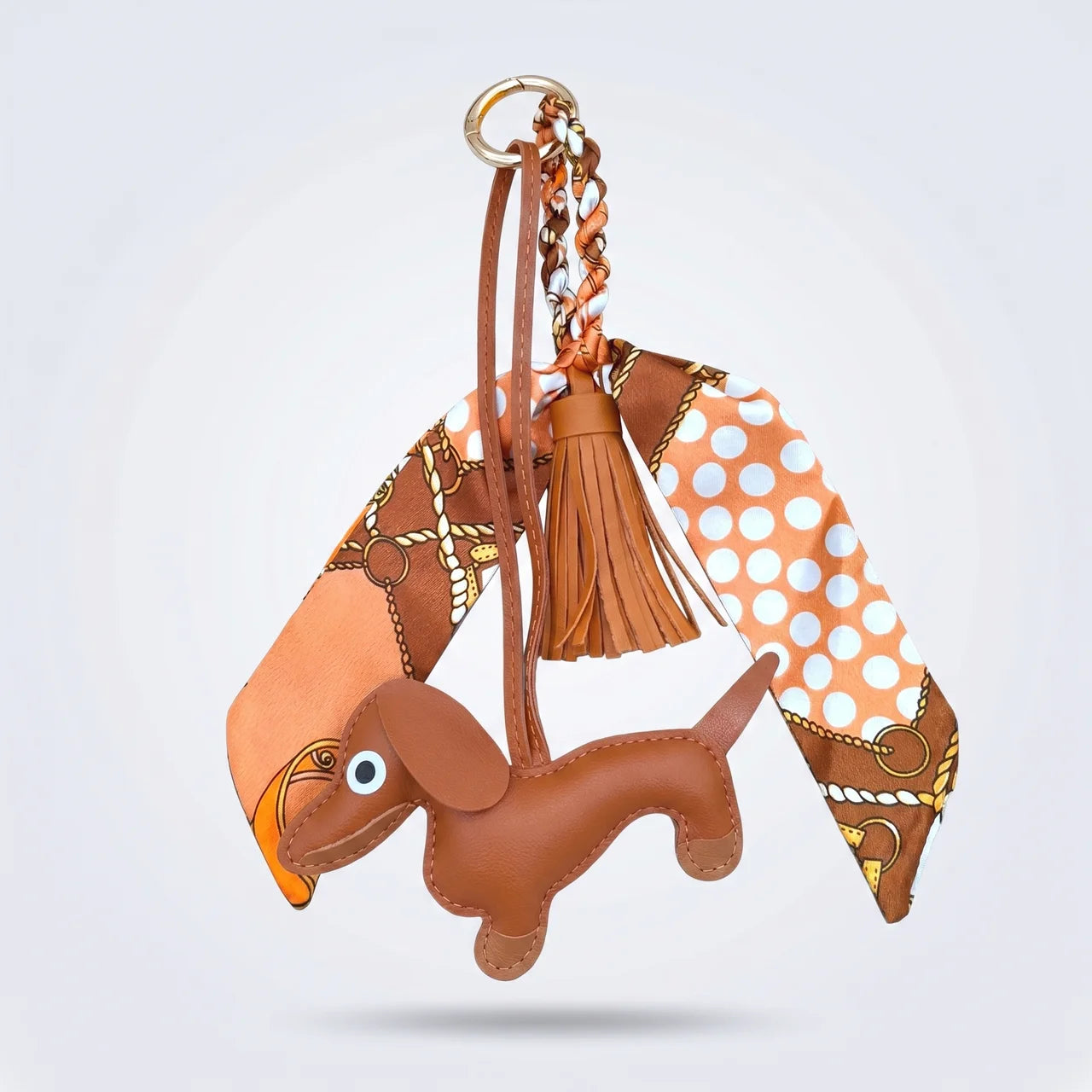 Teckel Scarf Bag Charm