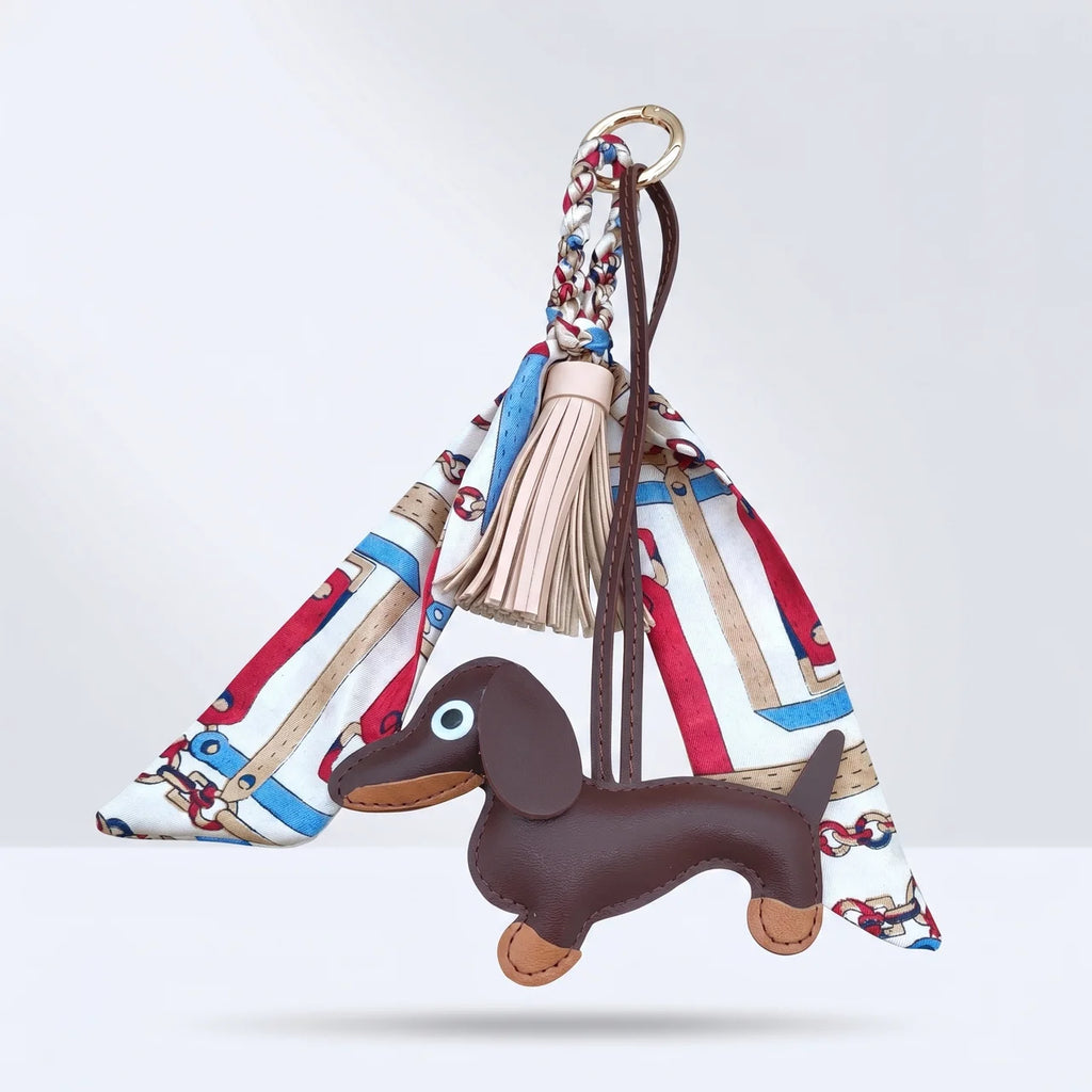 Teckel Scarf Bag Charm