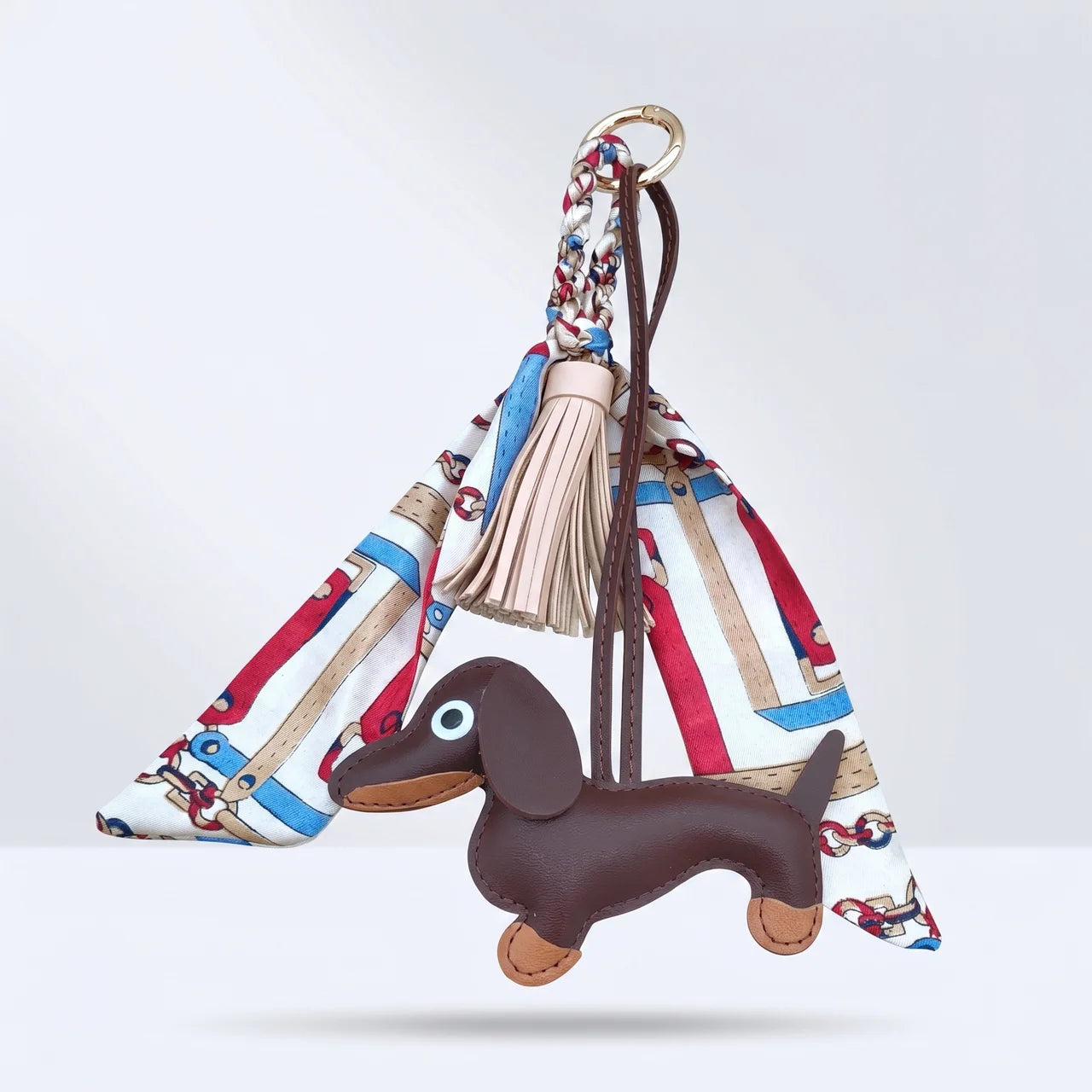 Teckel Scarf Bag Charm
