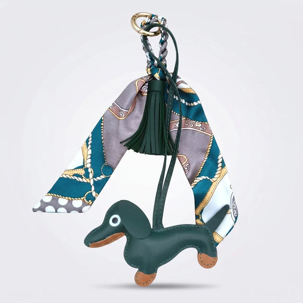 Teckel Scarf Bag Charm