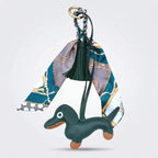 Teckel Scarf Bag Charm