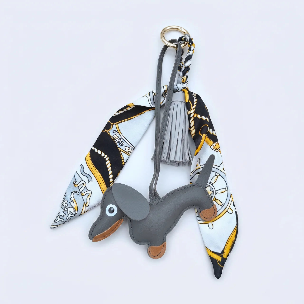 Teckel Scarf Bag Charm