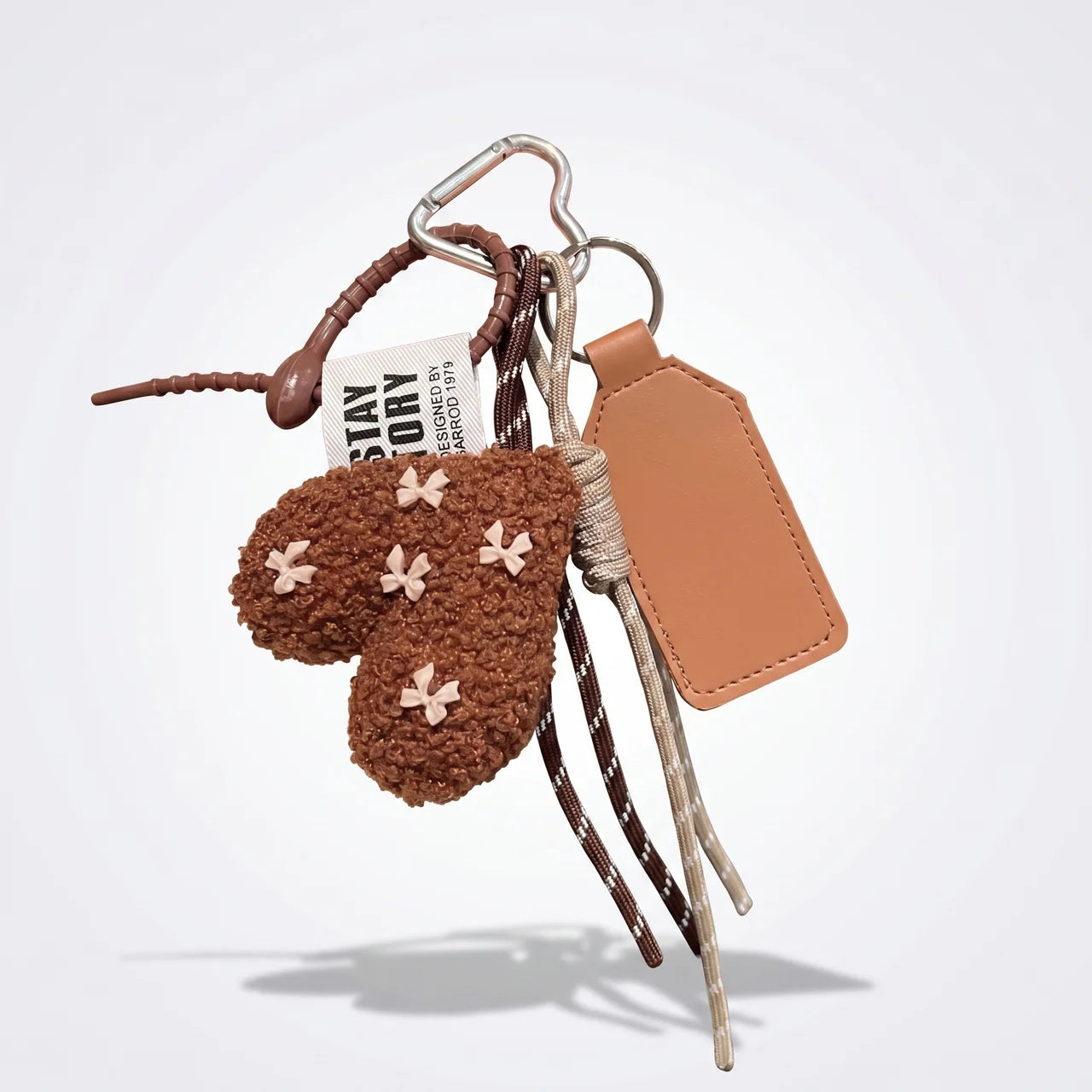 Plush Heart Bag Charm