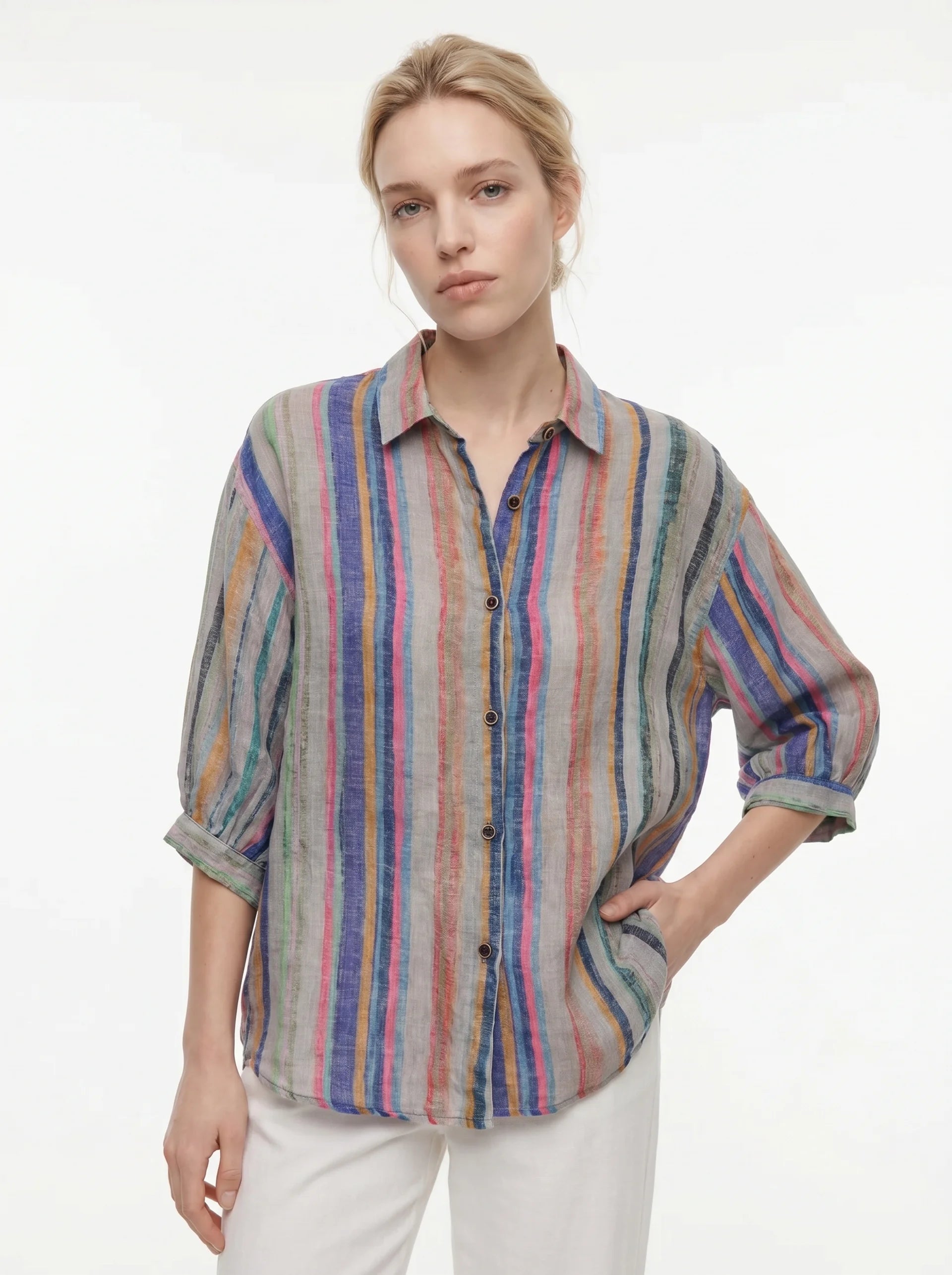 Séraphie Gestreepte Blouse