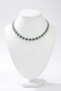 Iris Bloemen Ketting met Zirkonia
