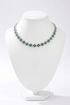 Iris Bloemen Ketting met Zirkonia