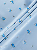 Henriette Satijnen Maxi Rok met Bloemenprint