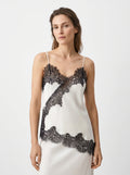 Joséphine Satijnen Camisole Top met Asymmetrische Kanten Zoom