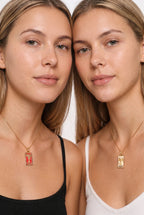 Tarot Gouden Ketting met Tarotkaart Hanger