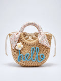 Jolie Rattan Strandtas