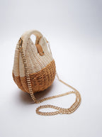 Calvi Rattan Handtas