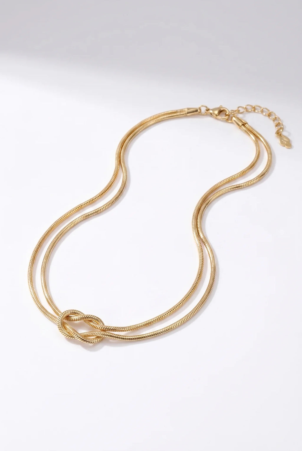 Nœud Gouden Ketting met Knoopdetail