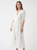 Adèle Maxi Jurk met 3D Bloemapplicaties
