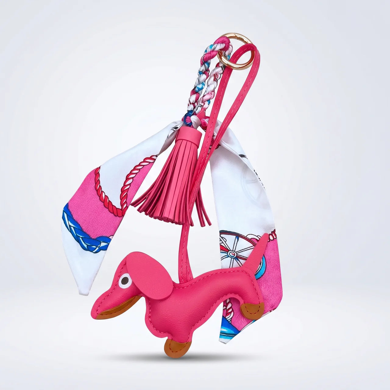 Teckel Scarf Bag Charm