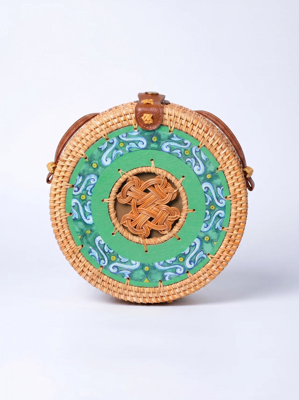 Amalfi Rattan Crossbody