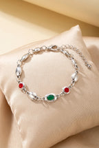 Léa Schakelarmband met Gekleurde Stenen