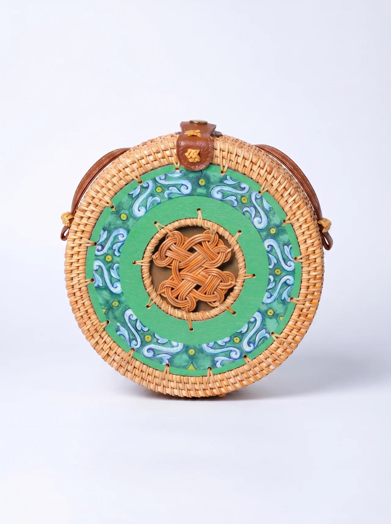 Amalfi Rattan Crossbody