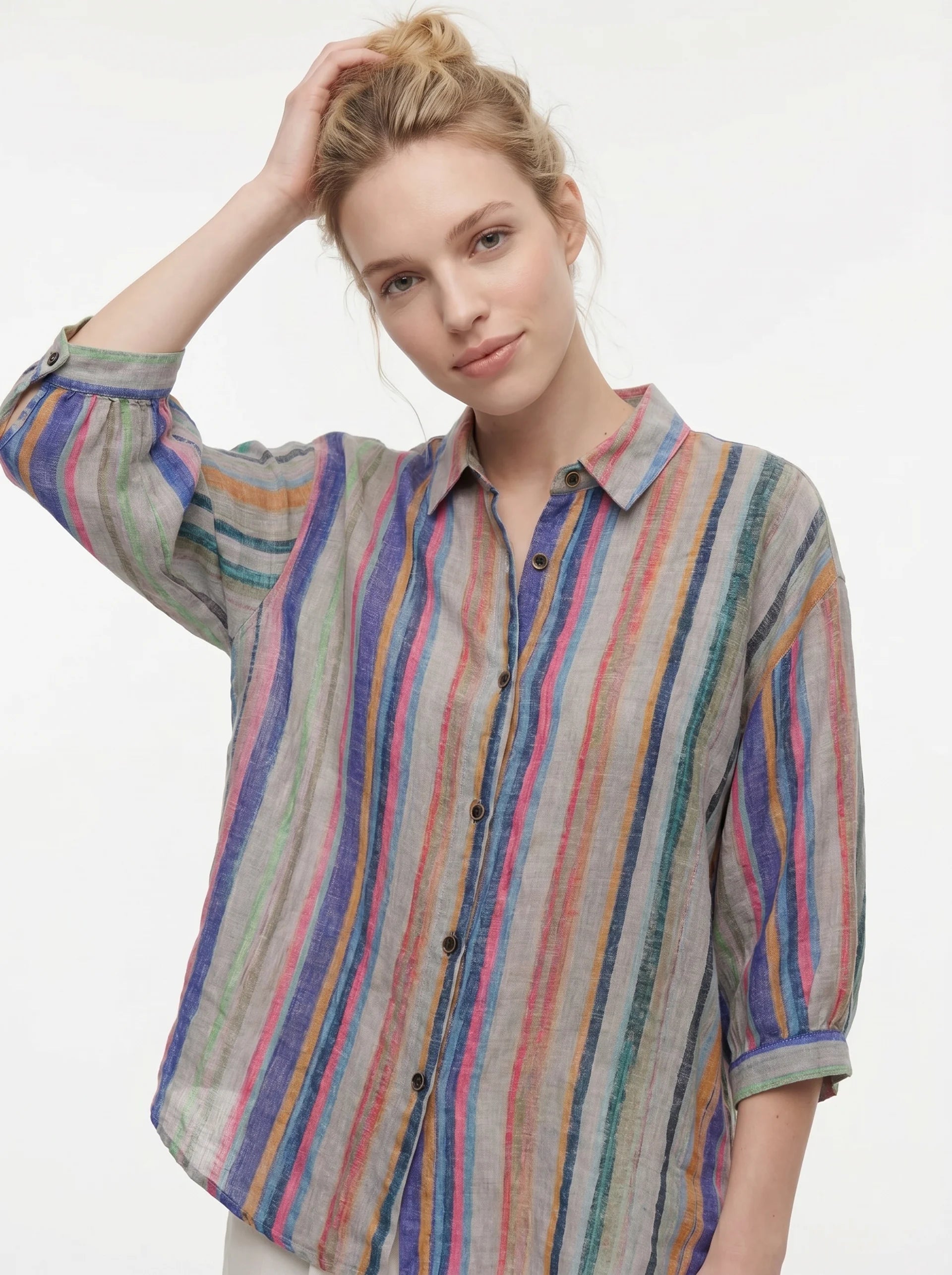 Séraphie Gestreepte Blouse