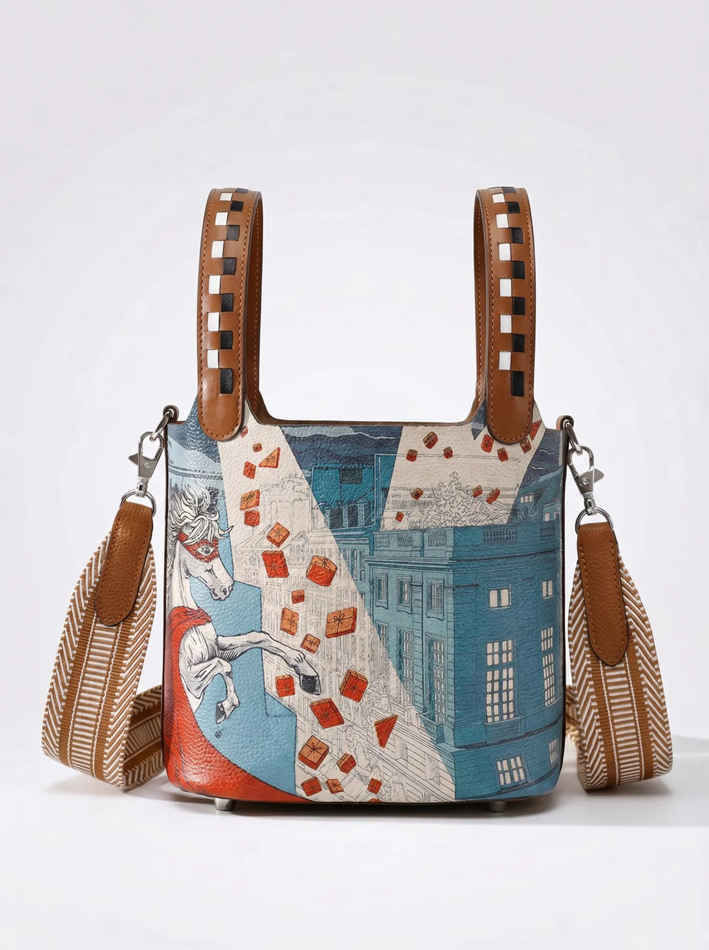 Faye Leren Bucket Bag