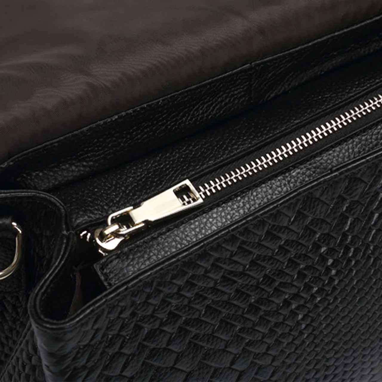 Brenne Gevlochten Leren Crossbody