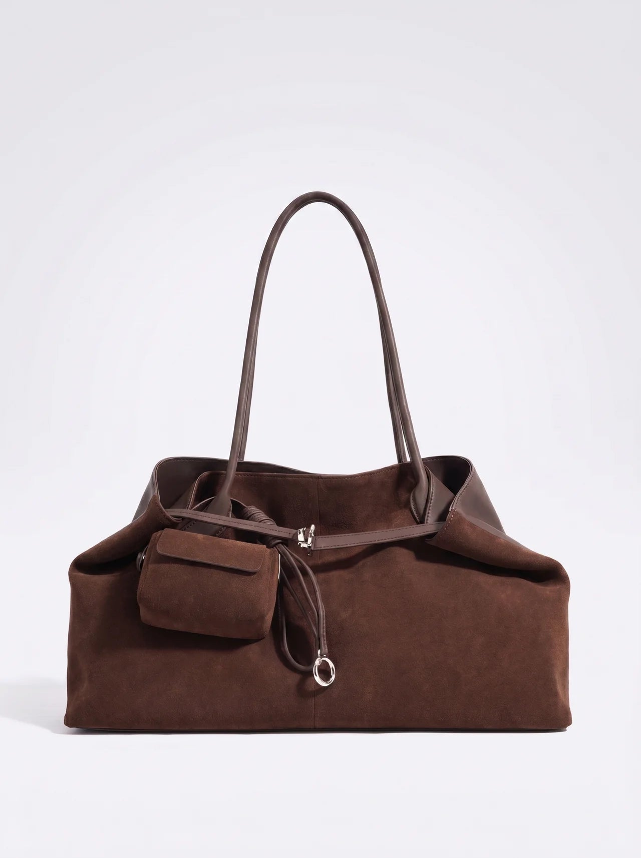 Twist Suede Tote