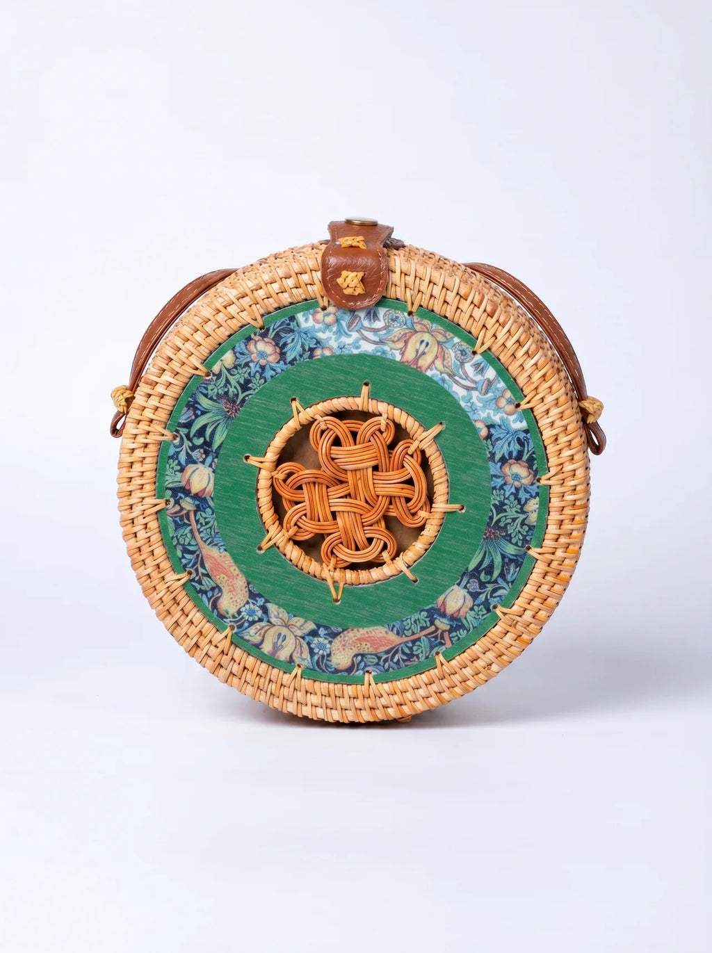 Amalfi Rattan Crossbody