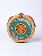 Amalfi Rattan Crossbody
