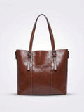 Rouen Leren Tote Bag