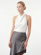 Renée Satijnen Midi Rok Asymmetrisch Kant