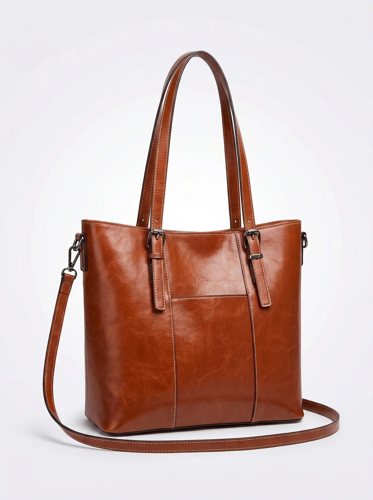 Rouen Leren Tote Bag