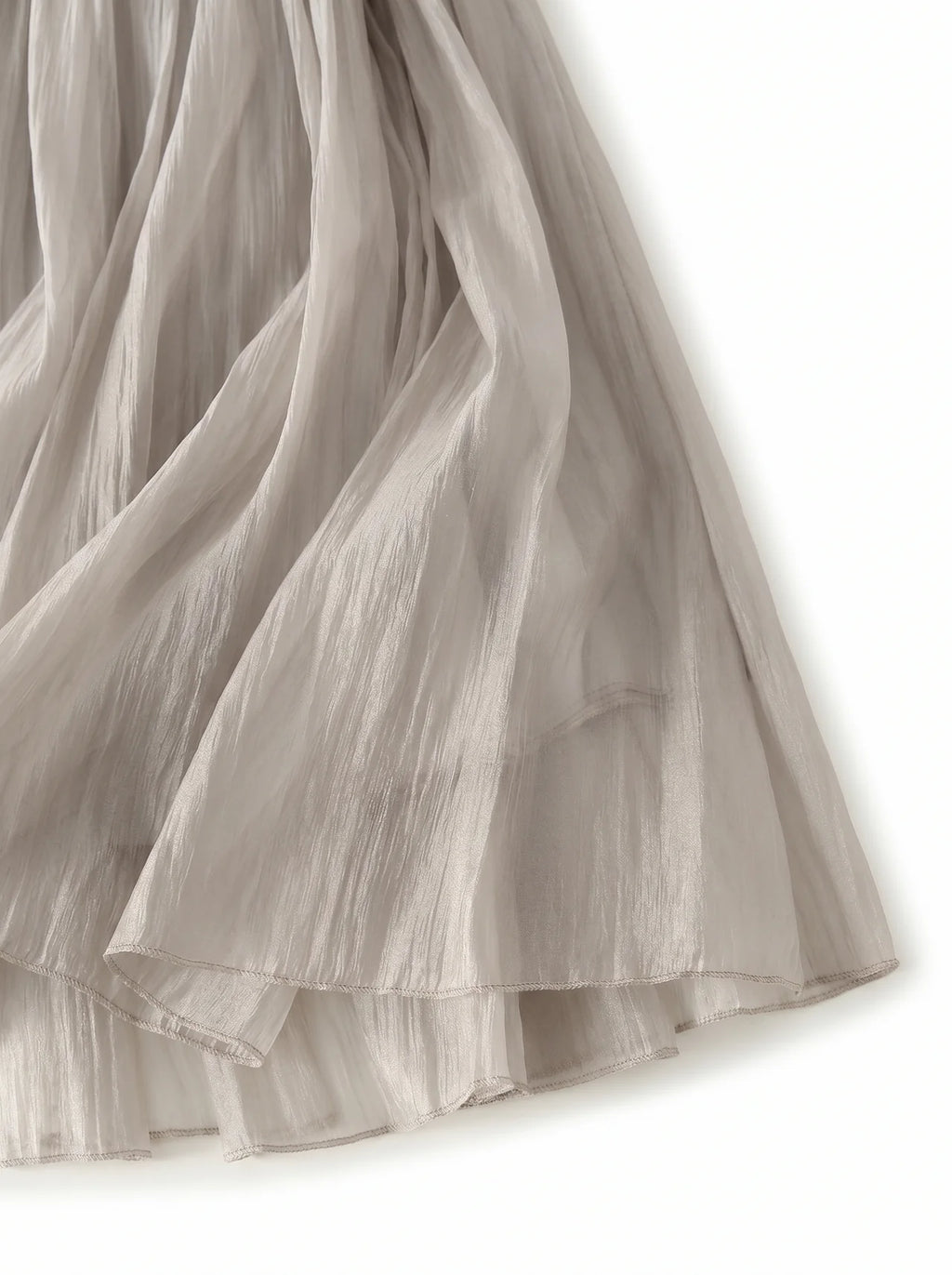 Florentine Gelaagde Maxi Rok met Elastische Taille