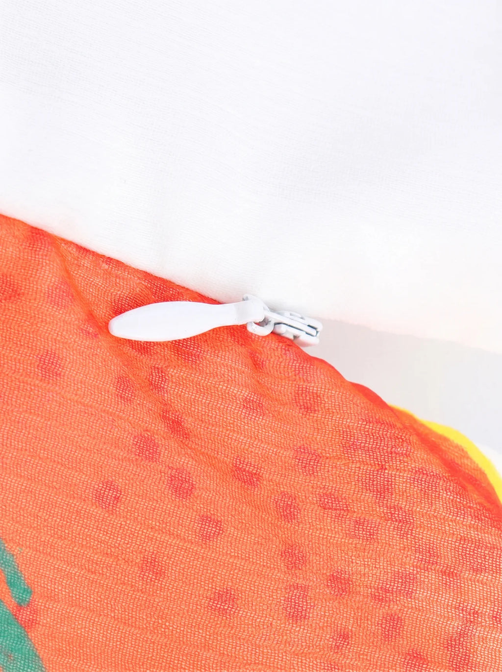 Tiphaine Wijde Midi Jurk Fruitprint Spaghettibandjes
