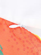 Tiphaine Wijde Midi Jurk Fruitprint Spaghettibandjes