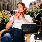 Brenne Gevlochten Leren Crossbody