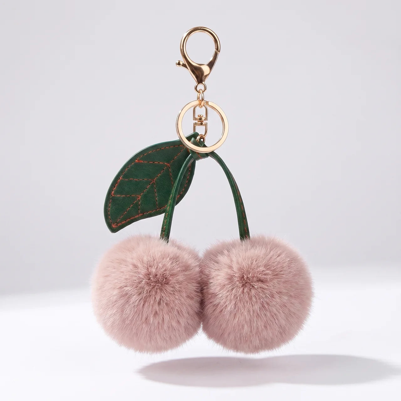 Cerise Pom Bag Charm