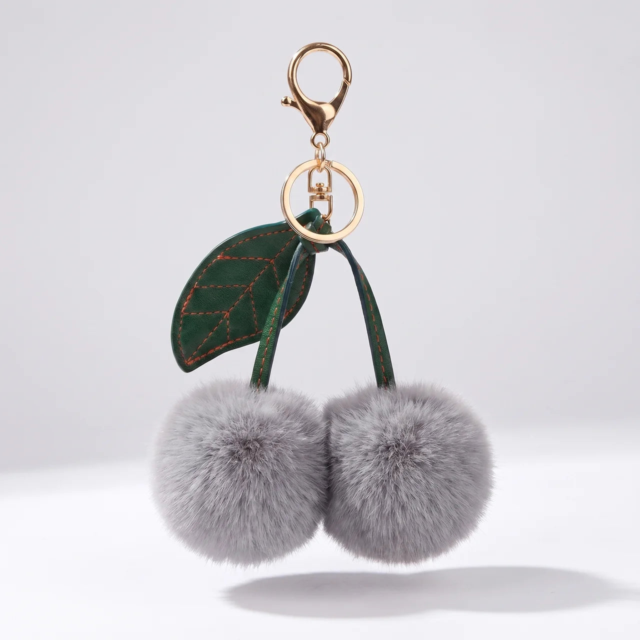 Cerise Pom Bag Charm