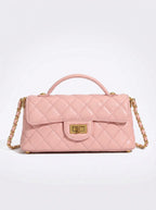 Vendôme Gewatteerde Leren Crossbody met Gouden Ketting