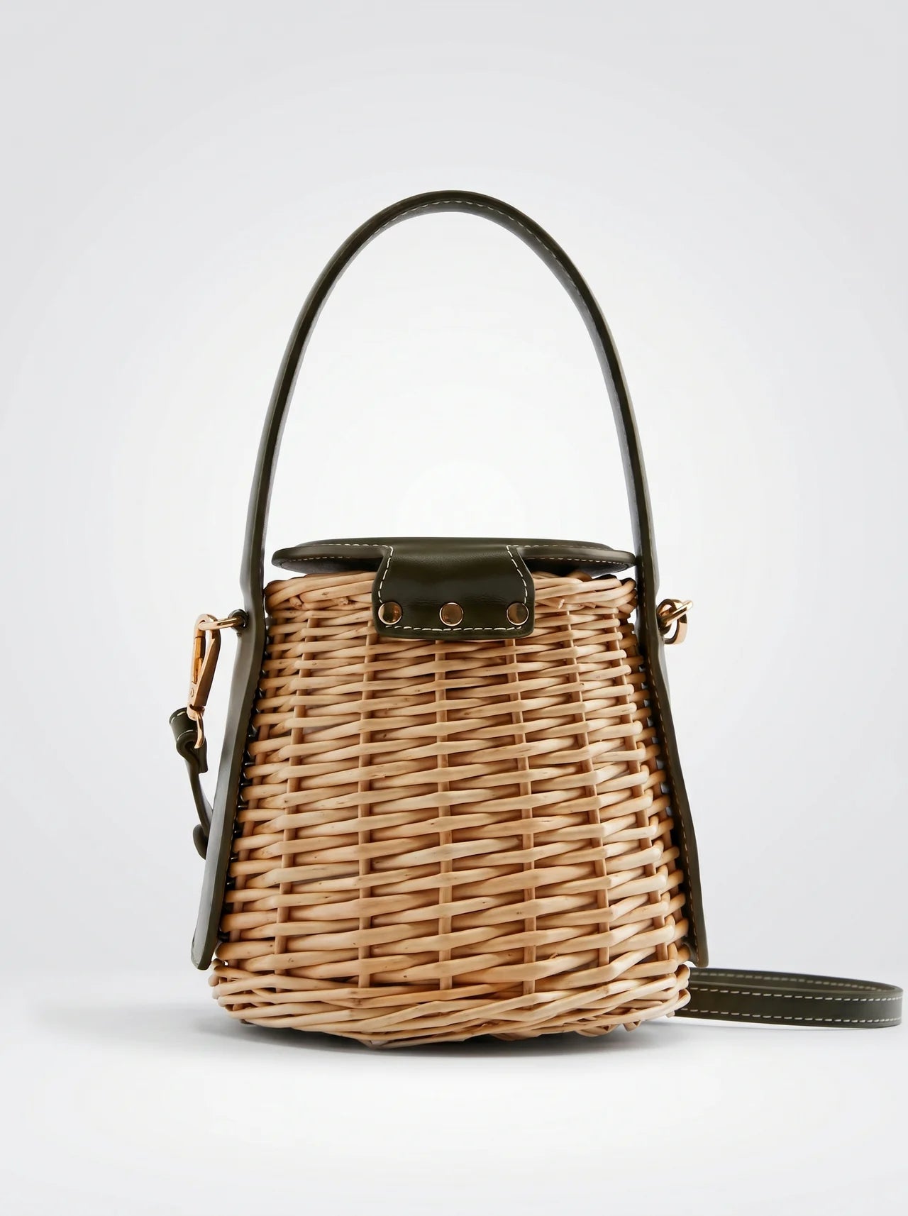 Lerins Rattan Bucket Bag