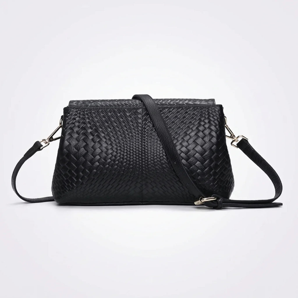 Brenne Gevlochten Leren Crossbody