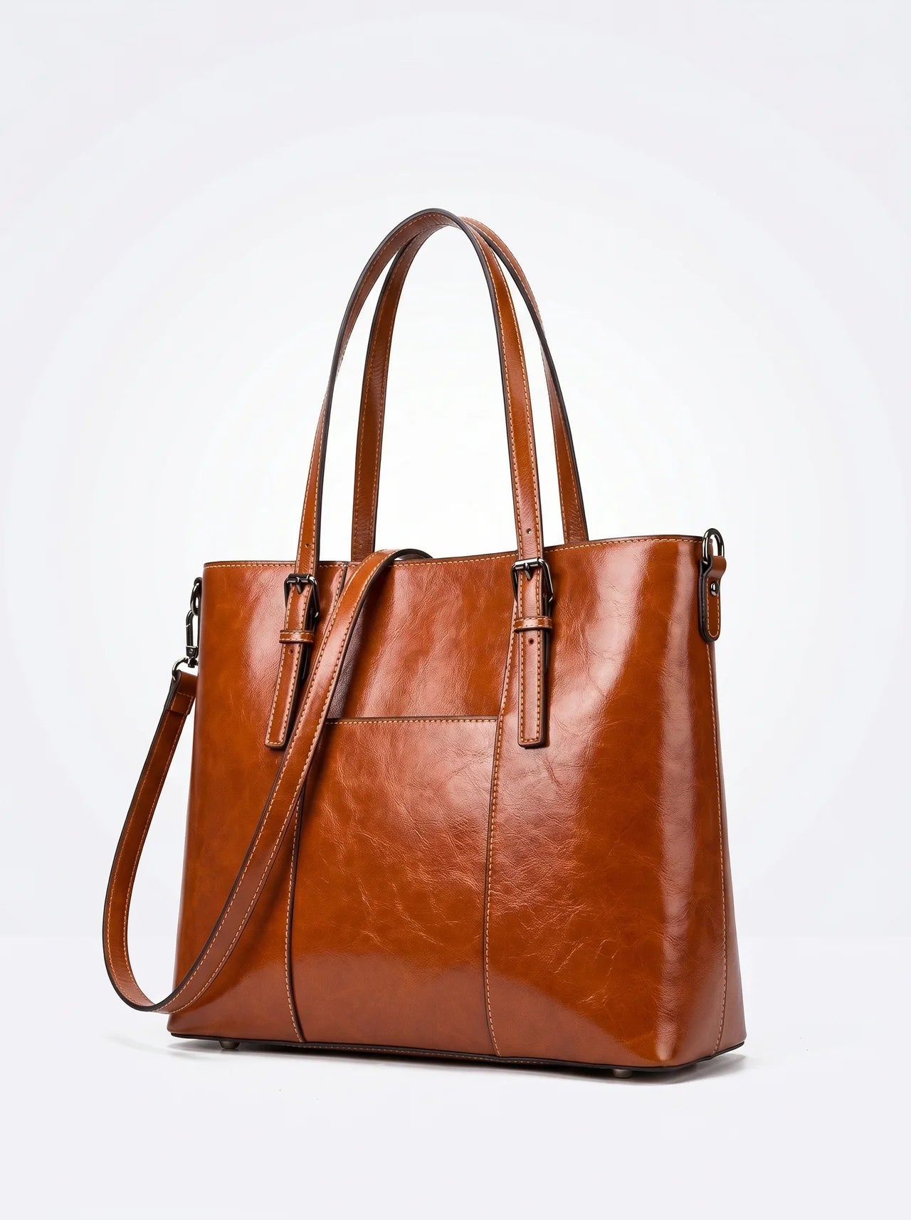 Rouen Leren Tote Bag