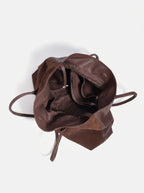 Twist Suede Tote