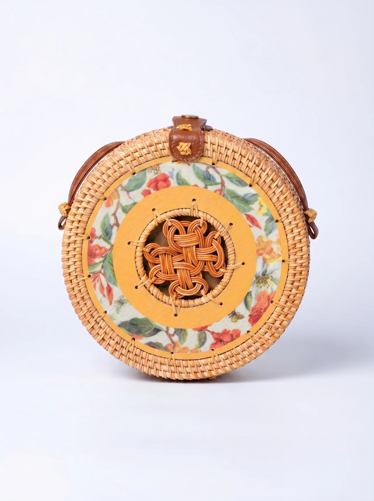 Amalfi Rattan Crossbody