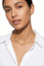 Nœud Gouden Ketting met Knoopdetail