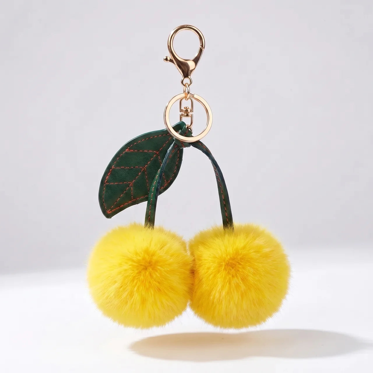 Cerise Pom Bag Charm