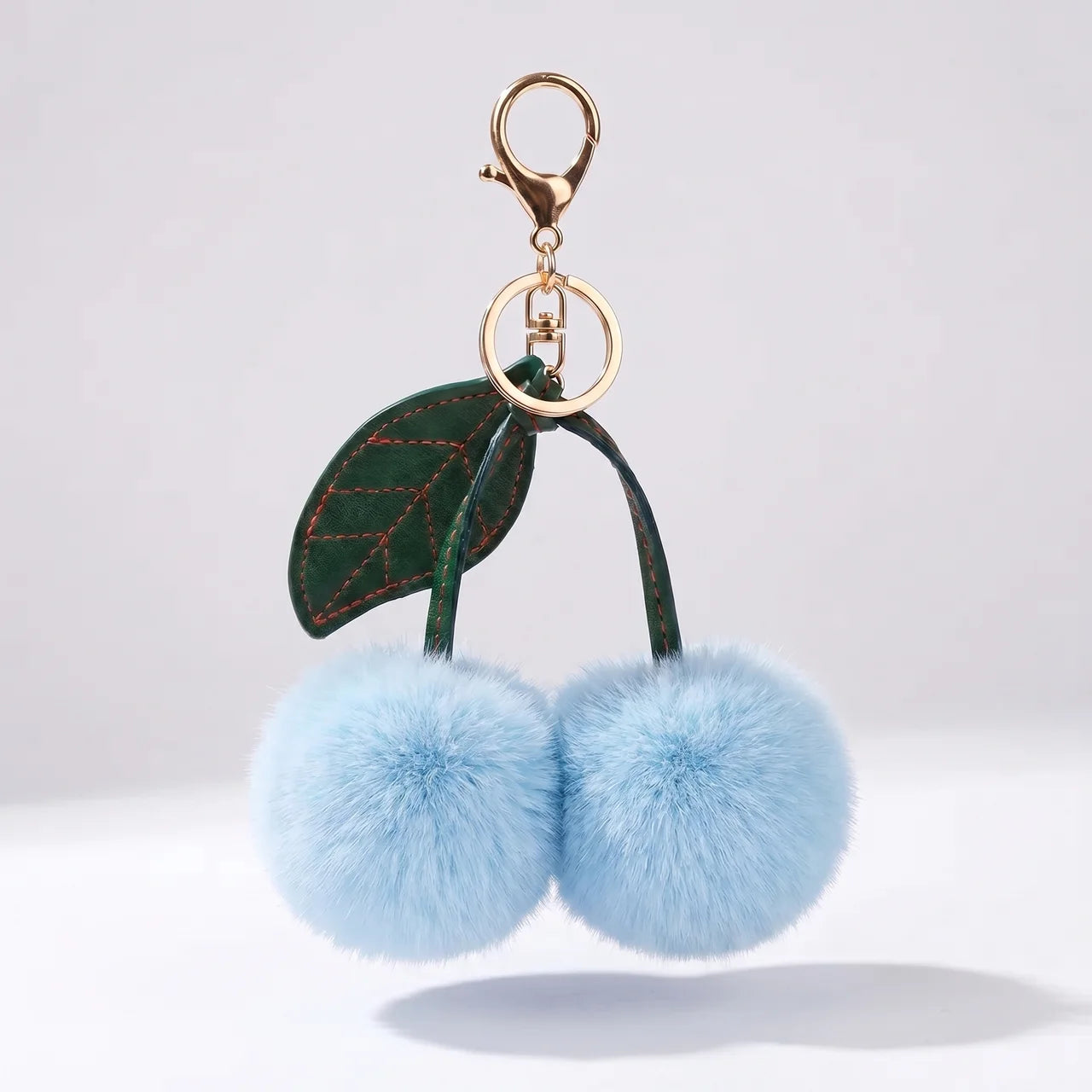 Cerise Pom Bag Charm