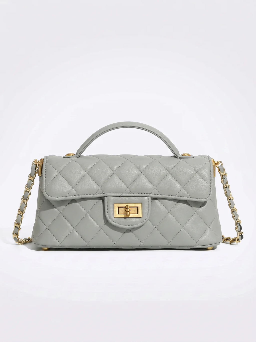 Vendôme Gewatteerde Leren Crossbody met Gouden Ketting