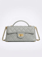 Vendôme Gewatteerde Leren Crossbody met Gouden Ketting