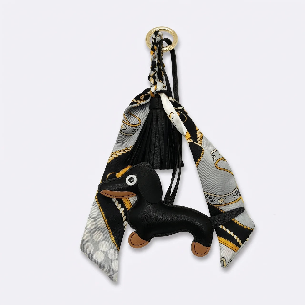 Teckel Scarf Bag Charm