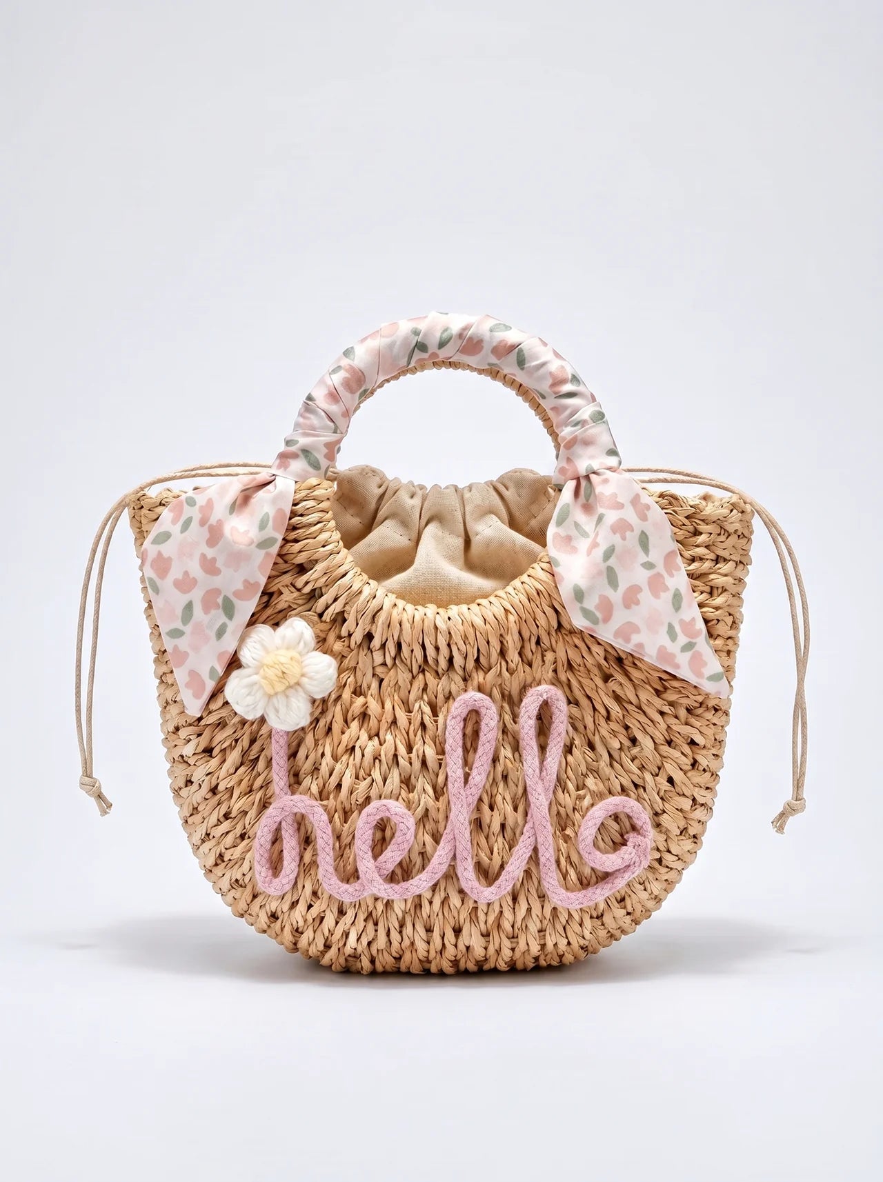 Jolie Rattan Strandtas